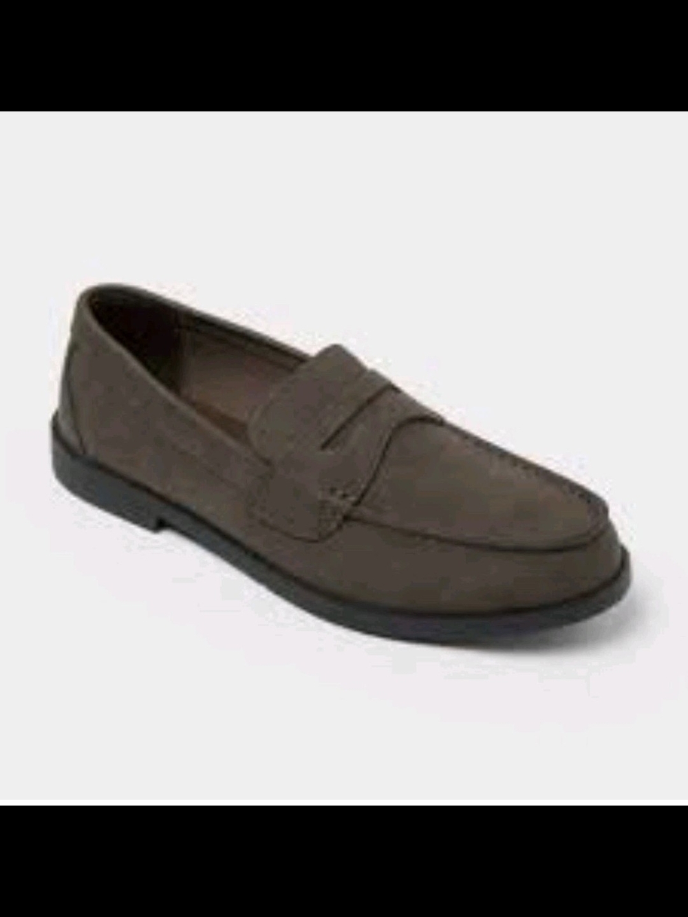 Goodfellow & Co Orson Brown Suede Slip-On Men's Penny Loafers